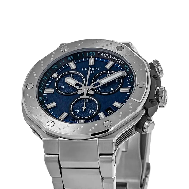 Tissot T-Race Swiss Blue Dial Sporty Men’s Watch- T141.417.11.041.00